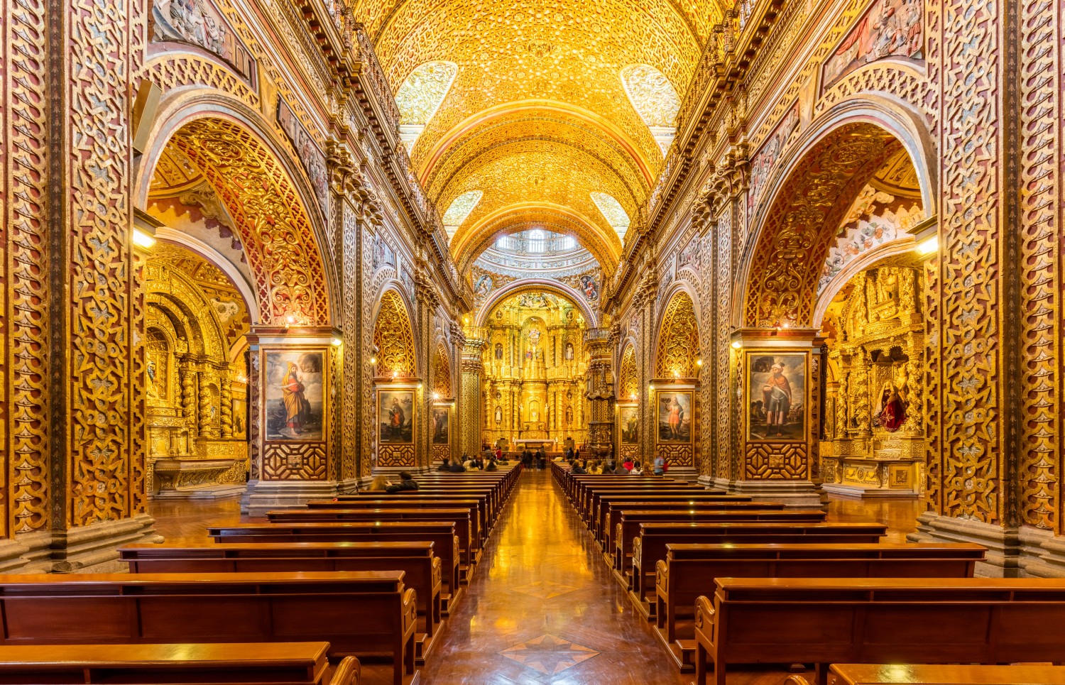 Church of the Society of Jesus in Quito, Ecuador