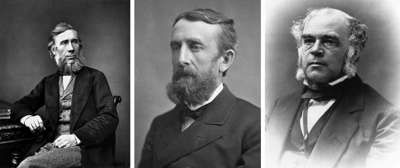 John Tyndall, Andrew Dickson White and John William Draper
