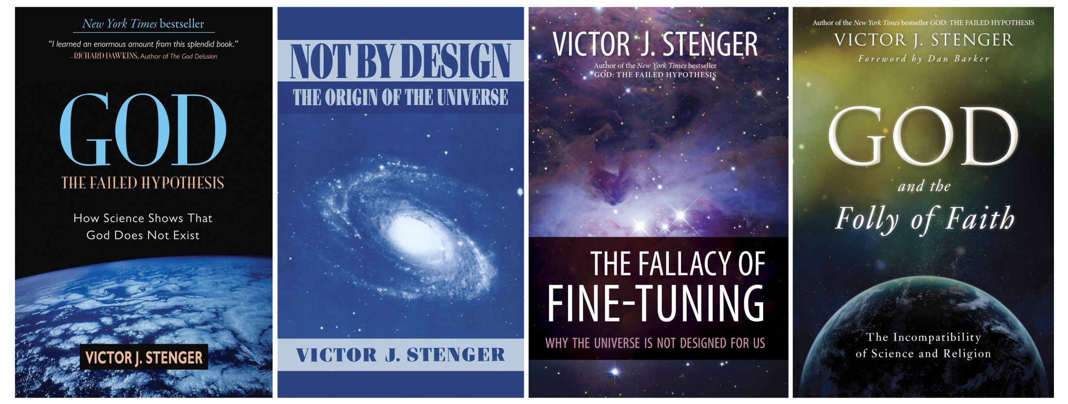 More typical atheist books by New Atheist Victor J. Stenger