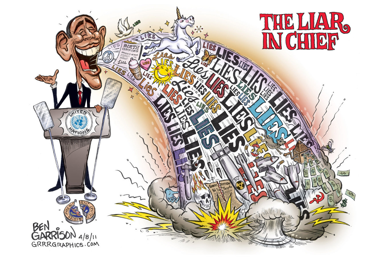 Ben Garrison - The Liar in Chief