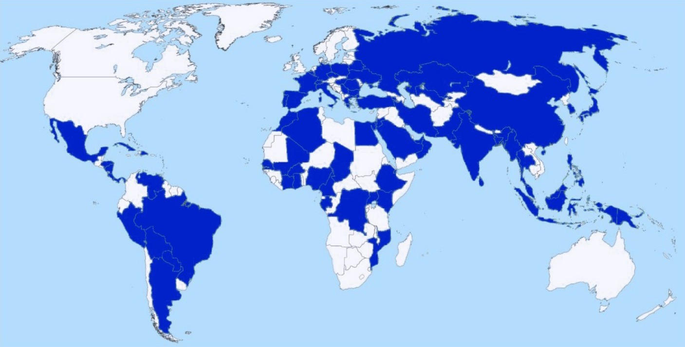 The Palmer Foundation - Countries where hydroxychloroquine or chloroquine has been used against COVID-19