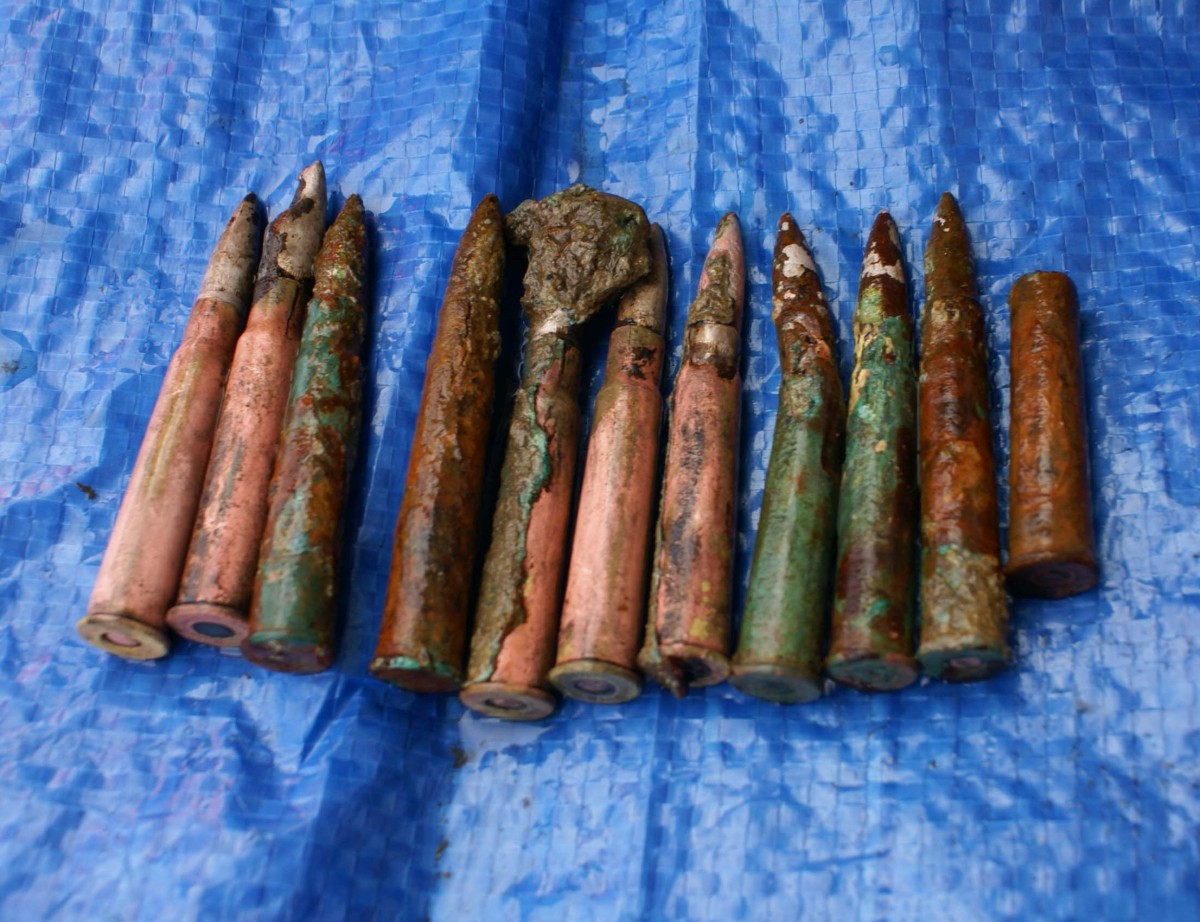 Ammunition found aboard RMS Lusitania