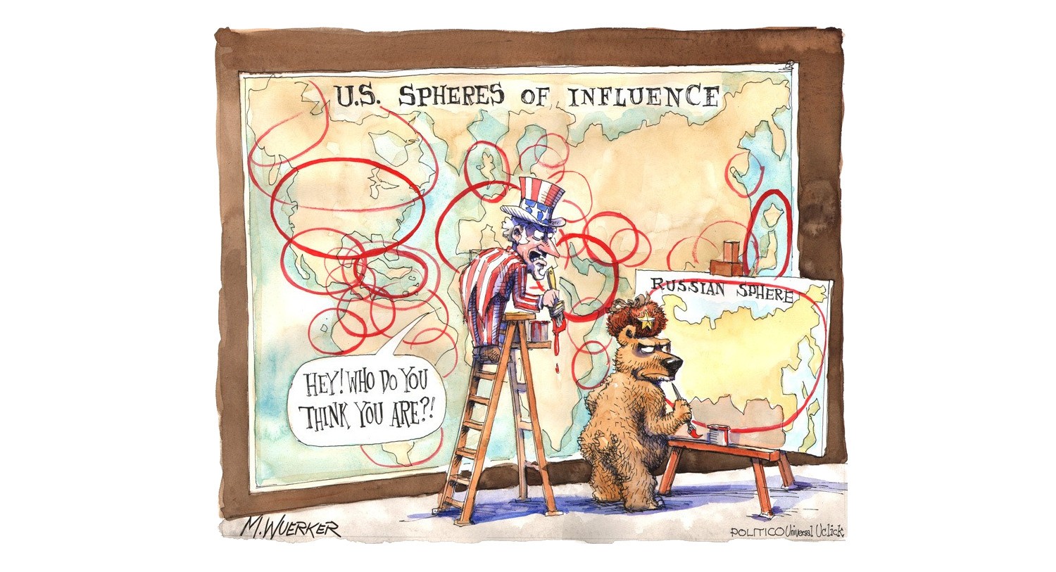 Matt Wuerker - U.S. Spheres Of Influence
