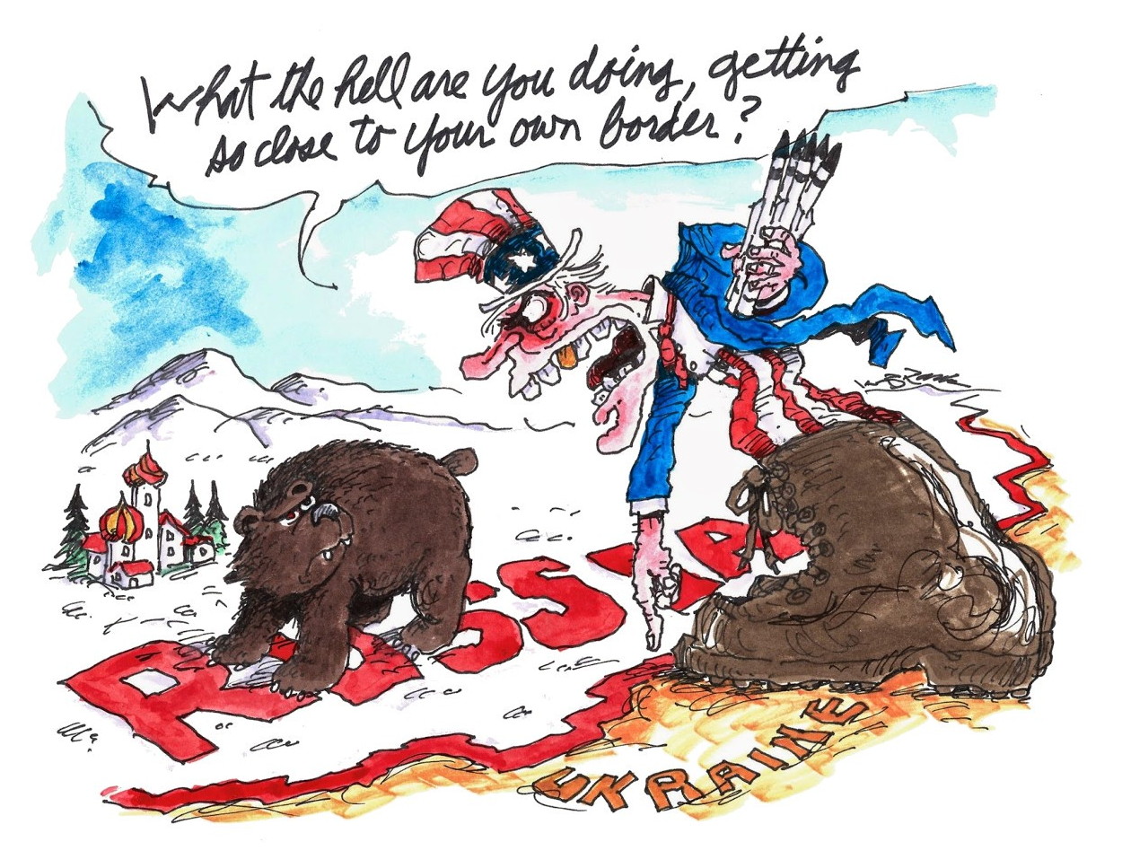 William 'W. B.' Park - What the hell are you doing, getting so close to your own border?