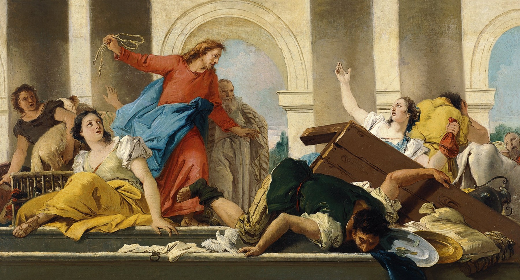Giandomenico Tiepolo - The Expulsion of the Money-changers from the Temple