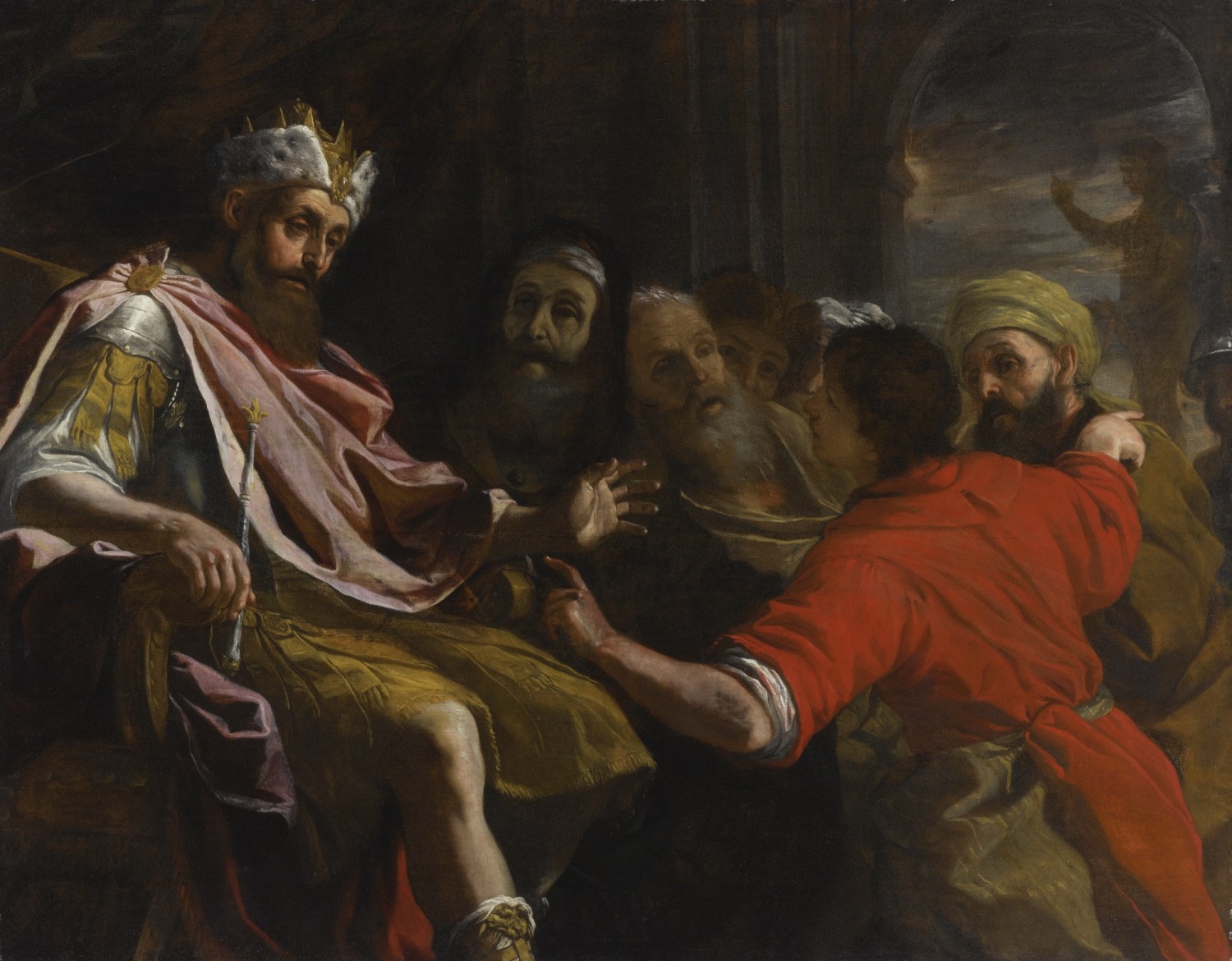 Mattia Preti - Daniel Interpreting Nebuchadnezzar's Dream